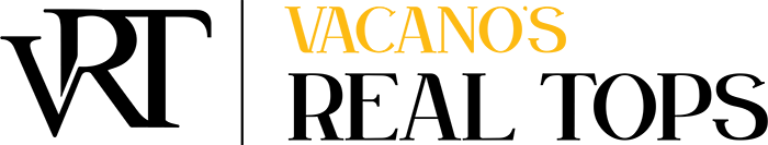 Vacano's Real Tops LLC Logo